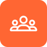 Icon squared - Multi-user-outline
