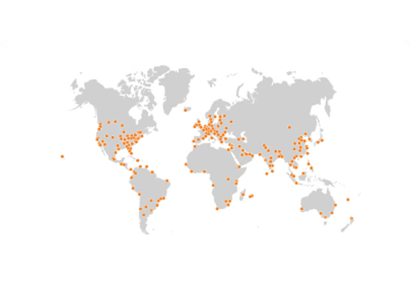Global network - transparent - image