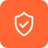 Security shield protection checkmark - Icon