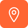 Icon Tile Location Pin