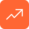 Performance arrow up - Icon