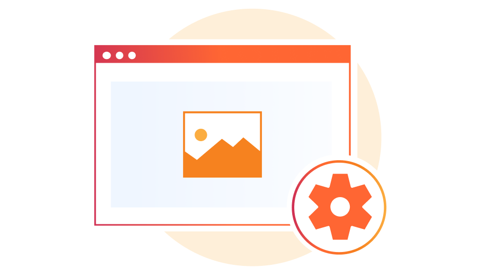 Web optimization spot illustration